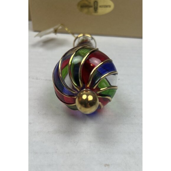 Egyptian Accents Glass Holiday Ornament In Box Colorful - Picture 4 of 10
